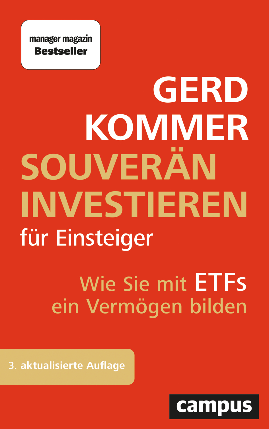 Buchcover Souverän investieren für Einsteiger von Gerd Kommer